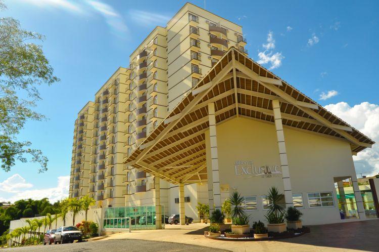 Diroma Exclusive - Piscinas Termais 24 Horas, Sauna, Copa Da Mamae, Limpeza Diaria, Estacionamento Gratis! カルダス・ノバス エクステリア 写真